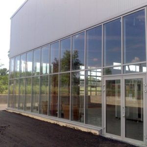 Витражное огнеупорное алюминиевое окно / серия FRM960